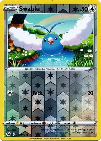 Champion’s Path Swablu #48/73 reverse holo
